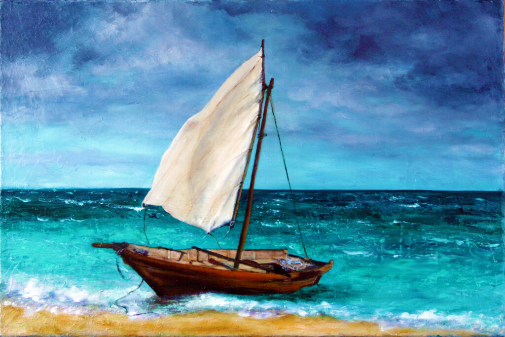 Одинокая лодка