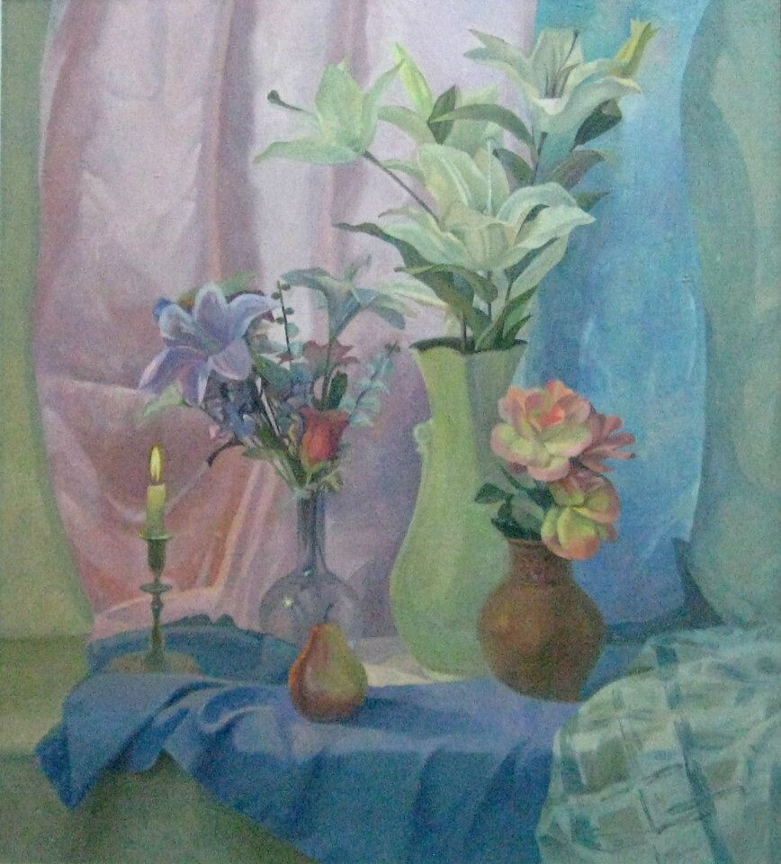 натюрморт со свечой