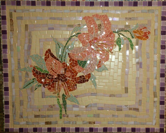 Панно "Лилии"