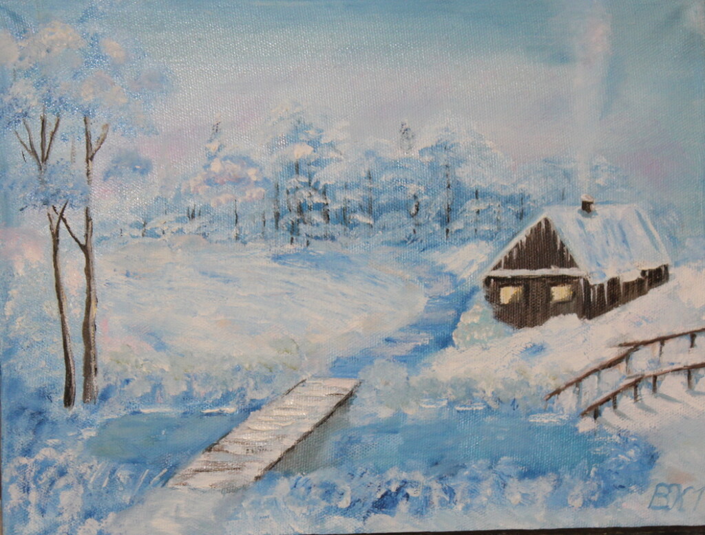 Морозная зима