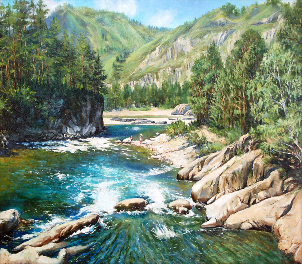 Горный поток. Алтай