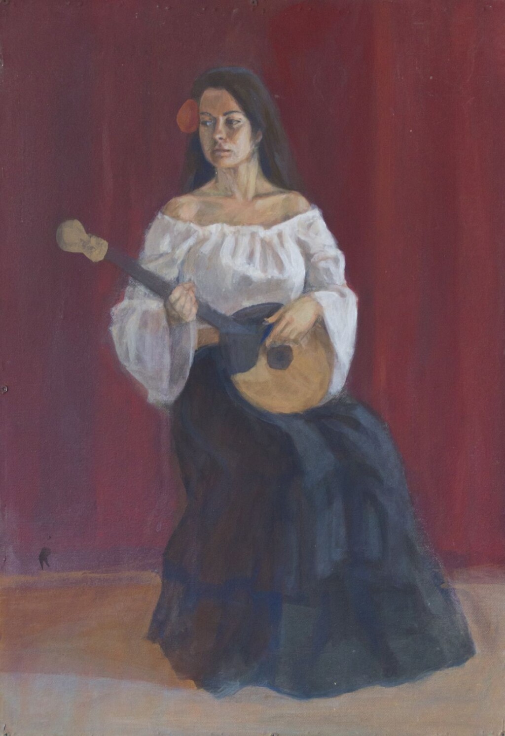 Цыганка с домрой