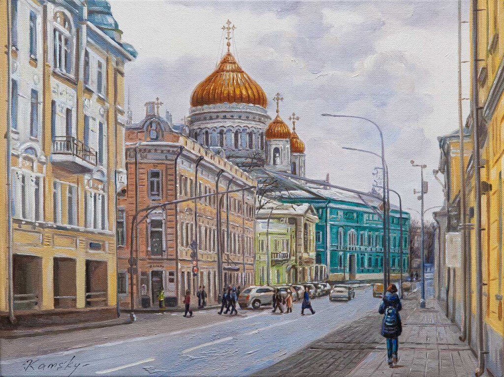 На Волхонке. Храм Христа Спасителя