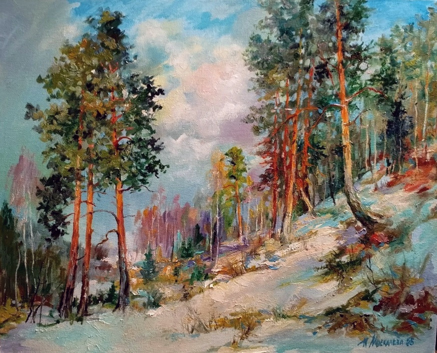 На пригорке