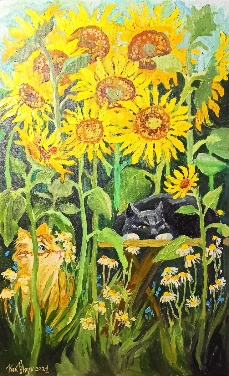 Подсолнухи