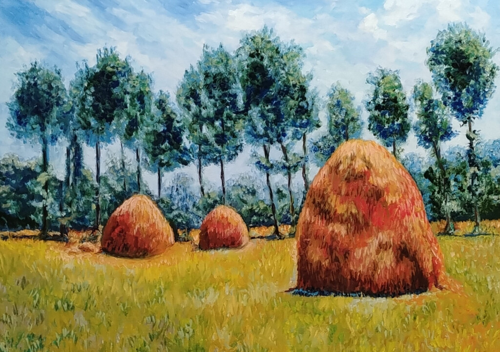 Копия Моне Стога сена в Живерни