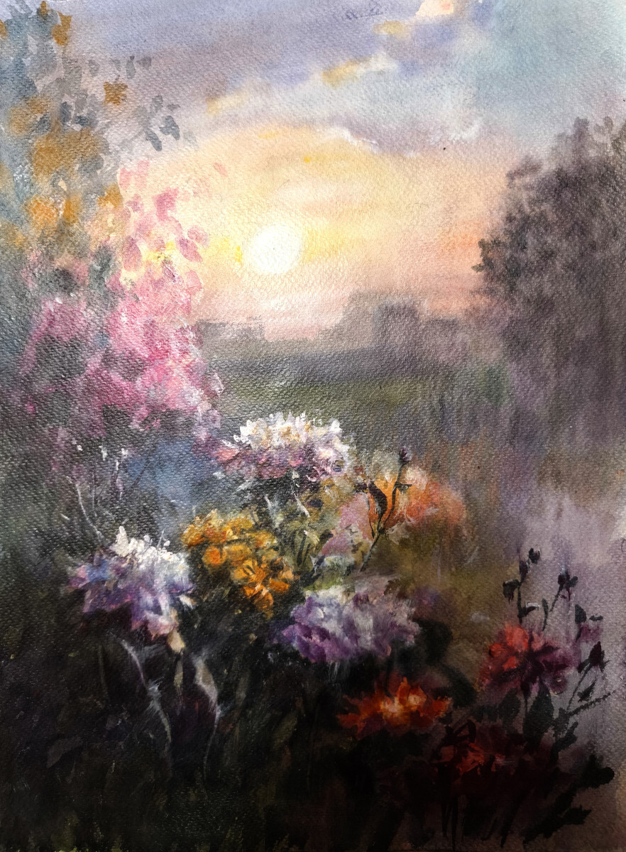 Цветочный пейзаж