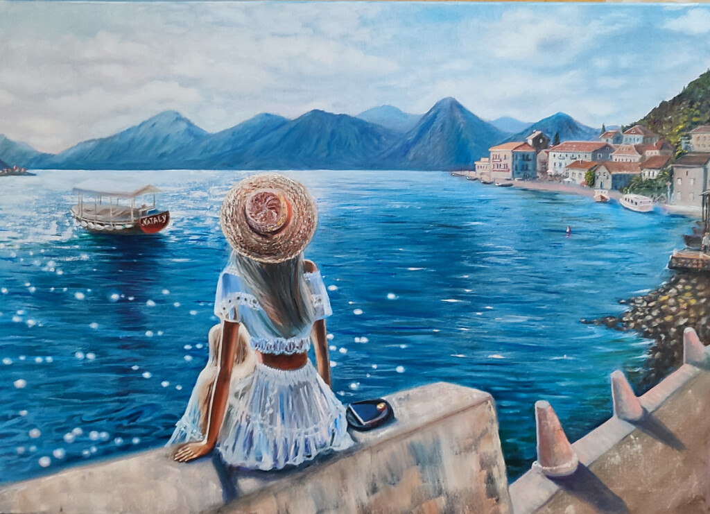 Девушка на причале