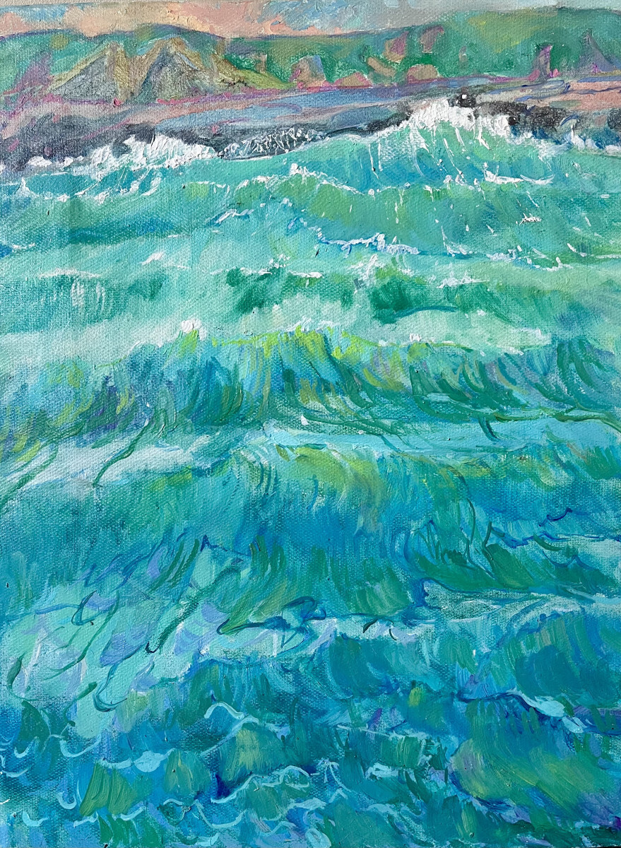 Вид с другой стороны моря