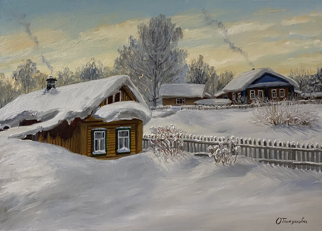 Снегом замело