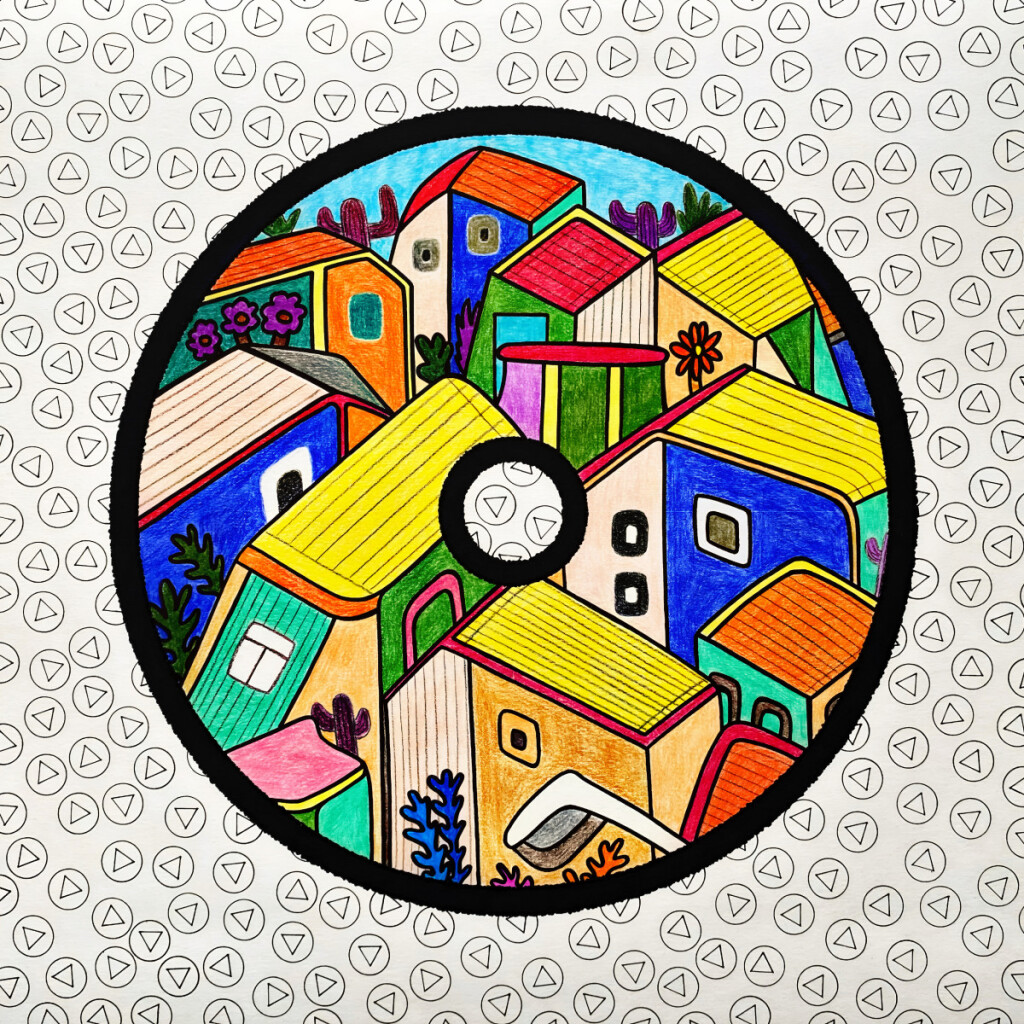 Super Lovin’ A1 Яркий архитектурный городской пейзаж