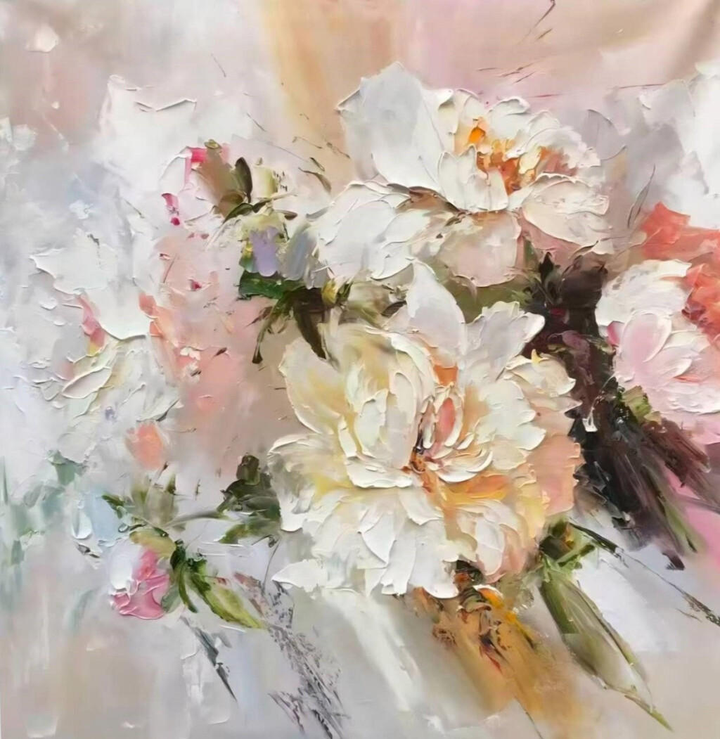 Пионы. Танец белых лепестков