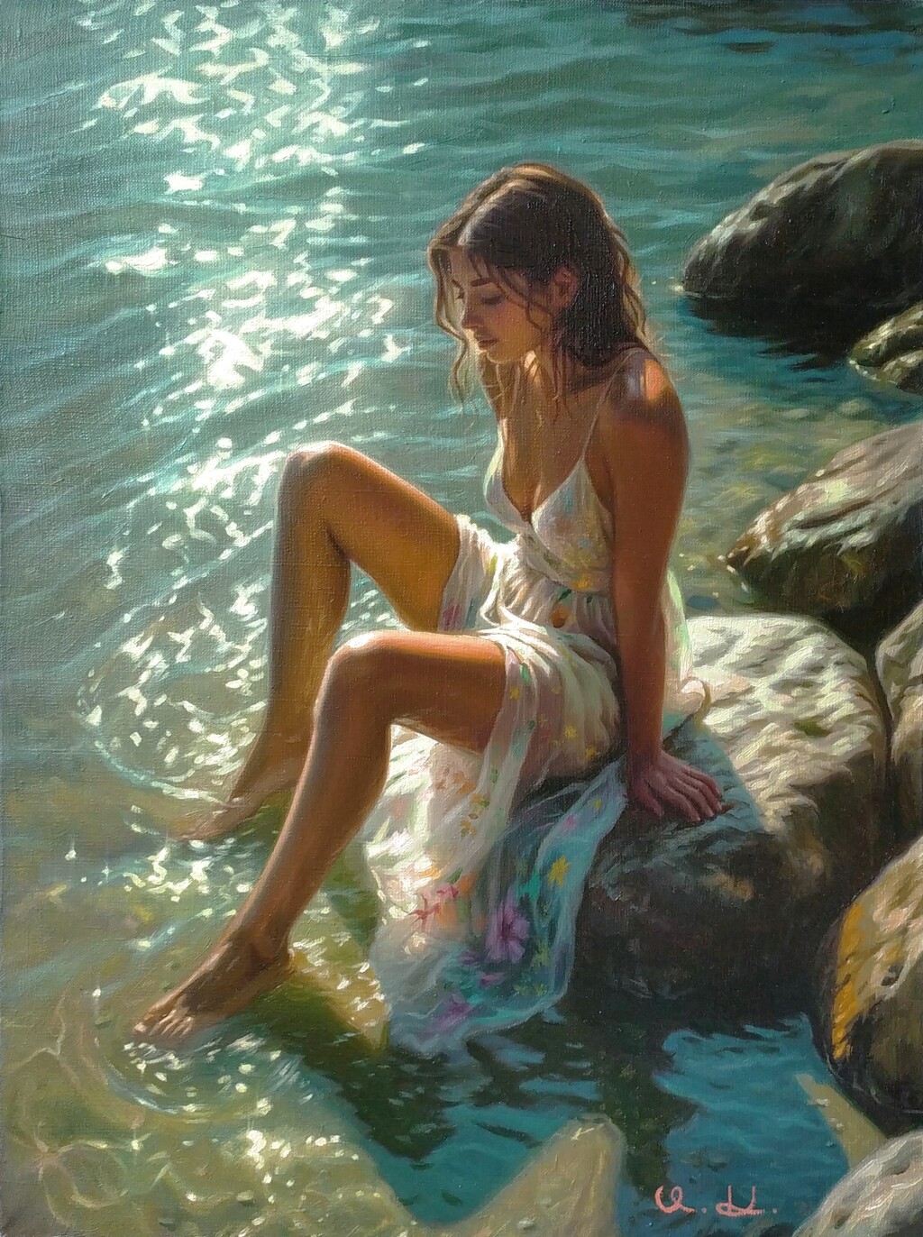 В солнечных бликах