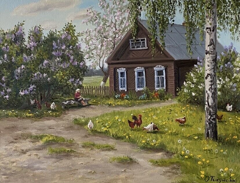 Расцвела сирень у дома