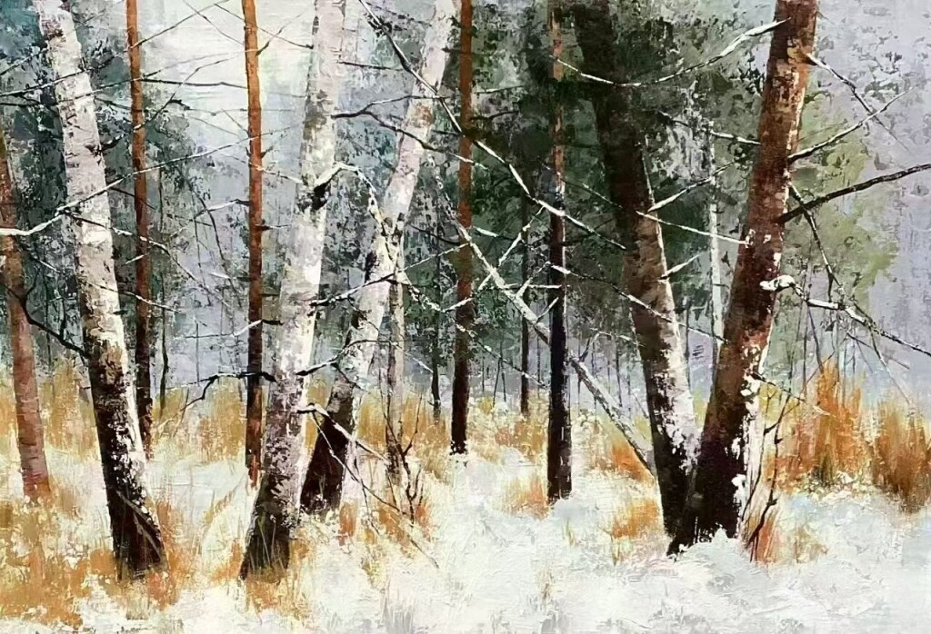 Снежный хлопок. Украшение леса