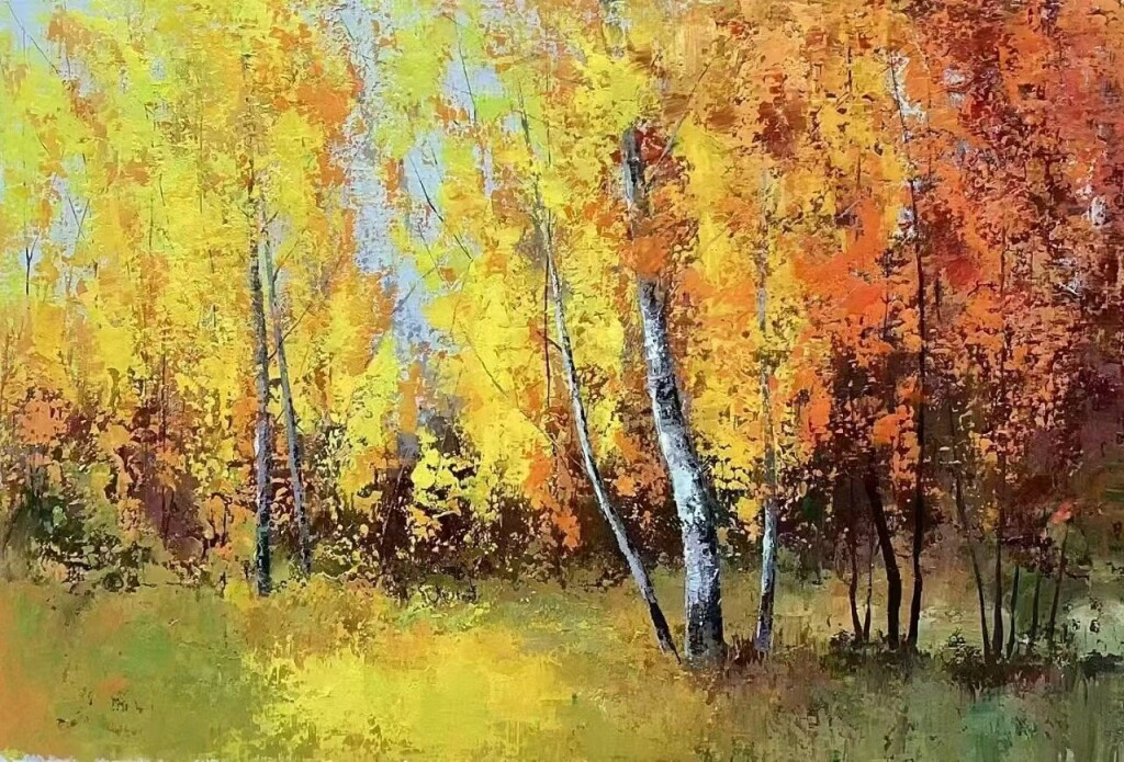 Золотая нега. Осенний лес