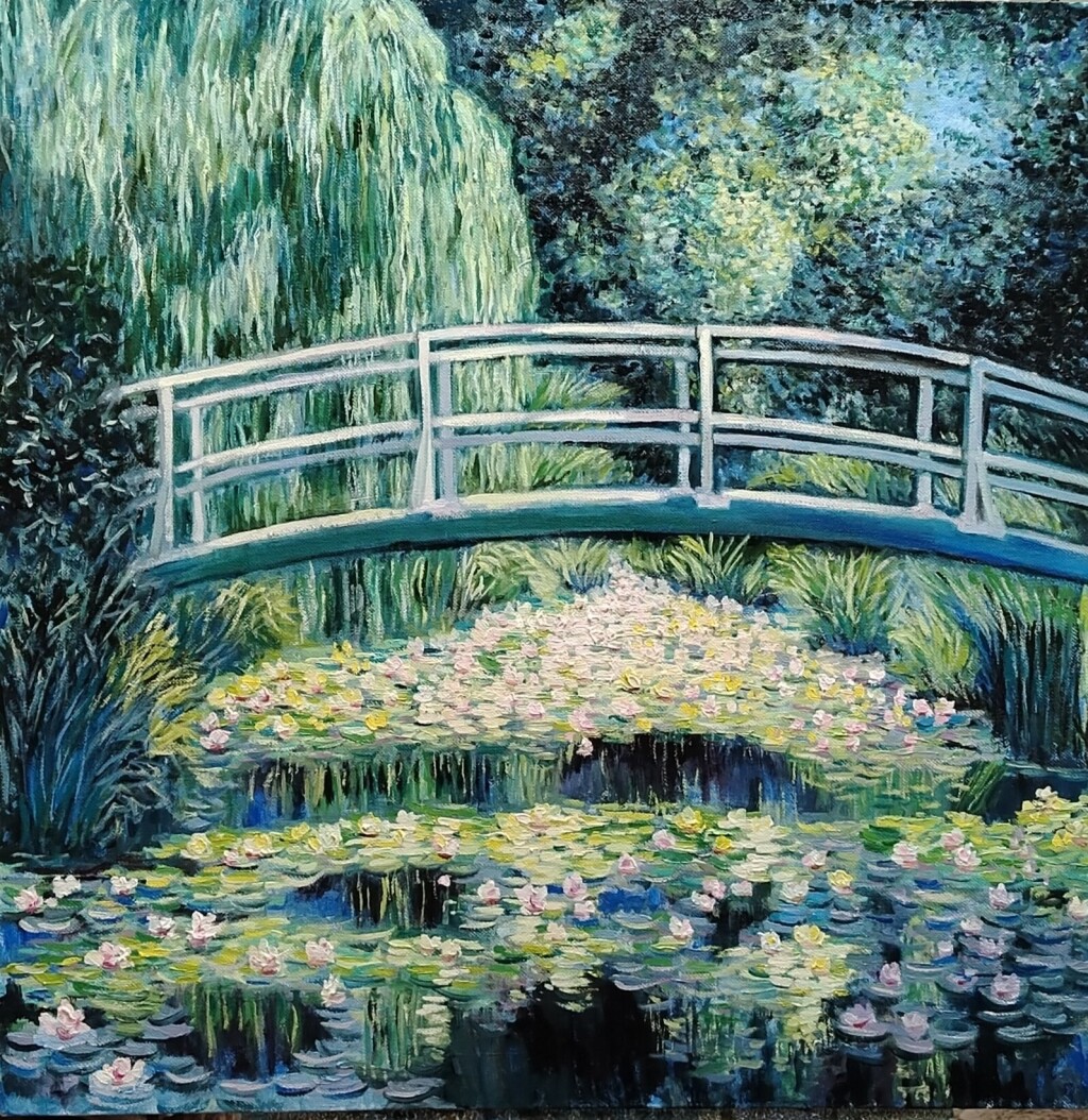 Копия Моне Японский мостик