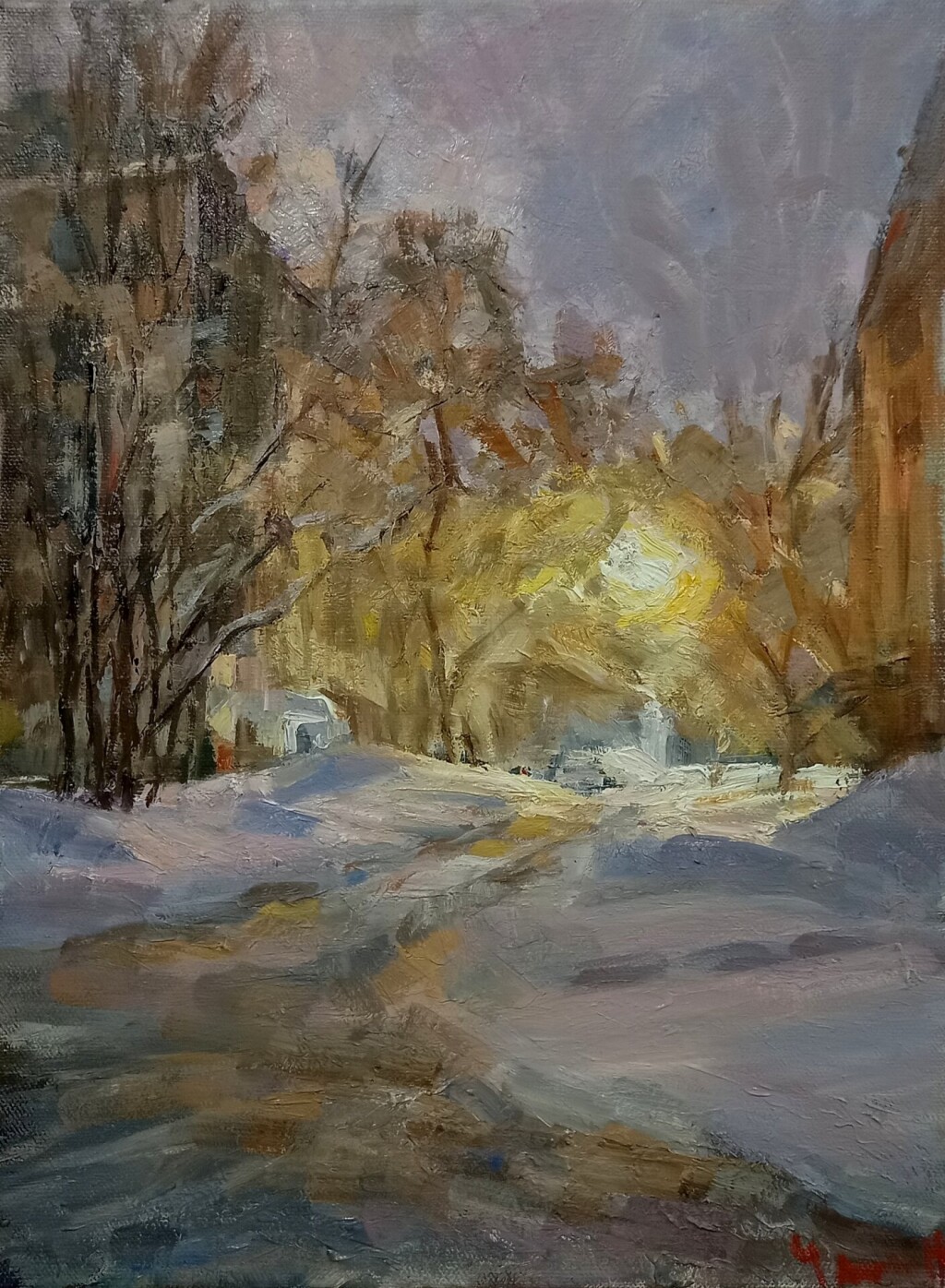 Зимний дворик