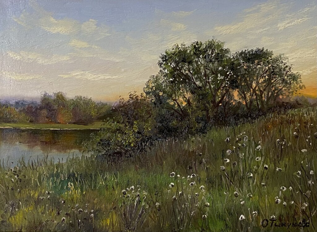 Вечер на оз.Песочном