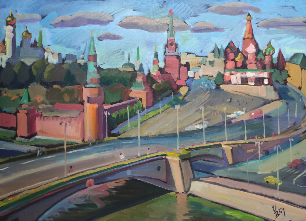 Вид на Кремль из отеля Балчуг