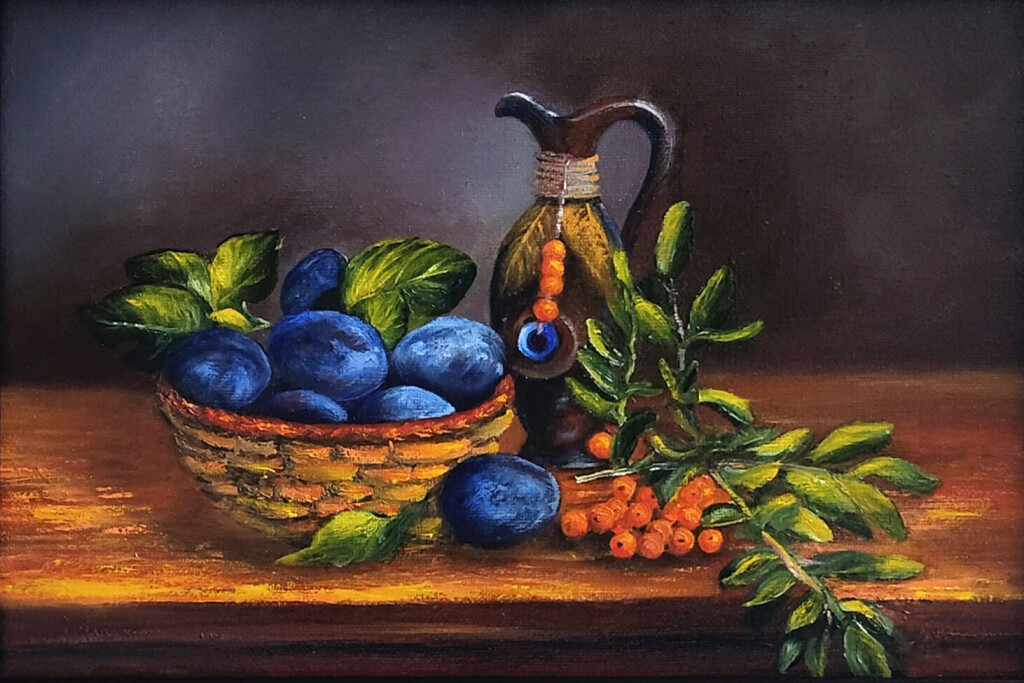 Рябина и сливы