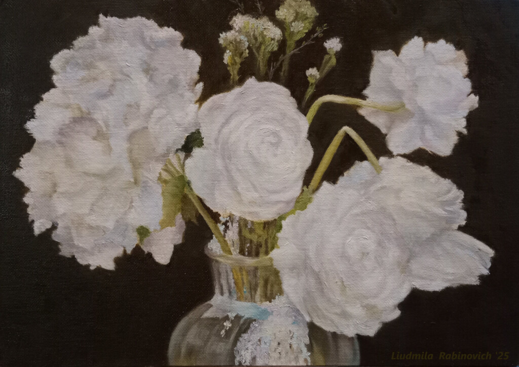 Белый букет