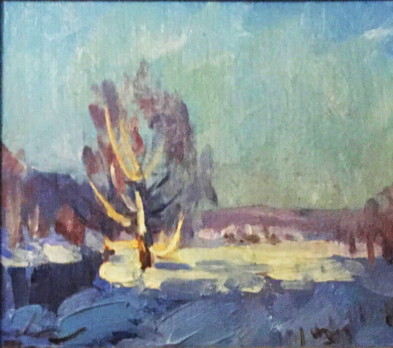 Зима.Бахилова поляна