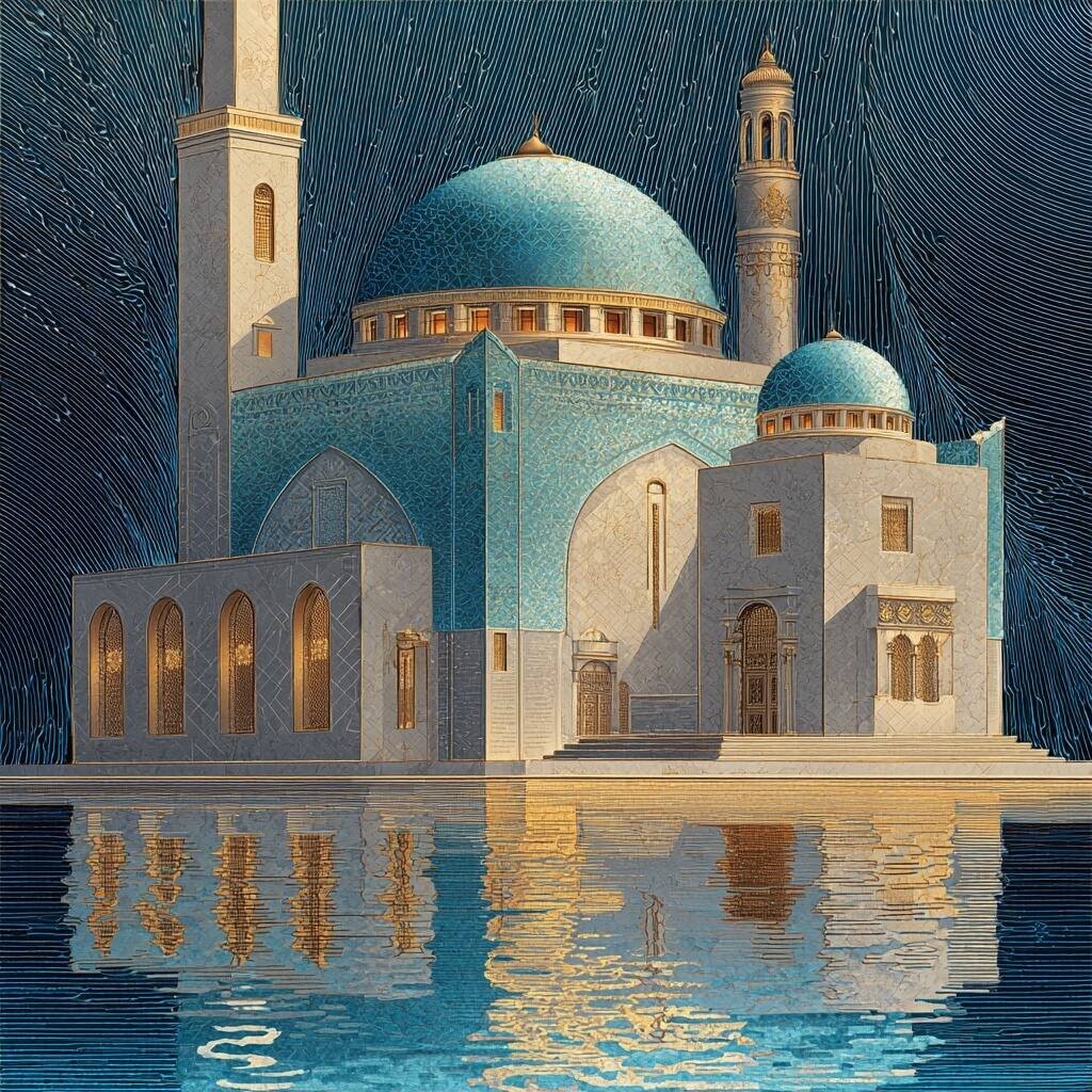 Сияние над водой