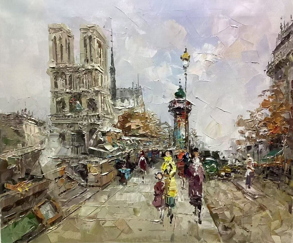 Гуляли мы с тобой по Сен-Мишель до Нотр-Дама