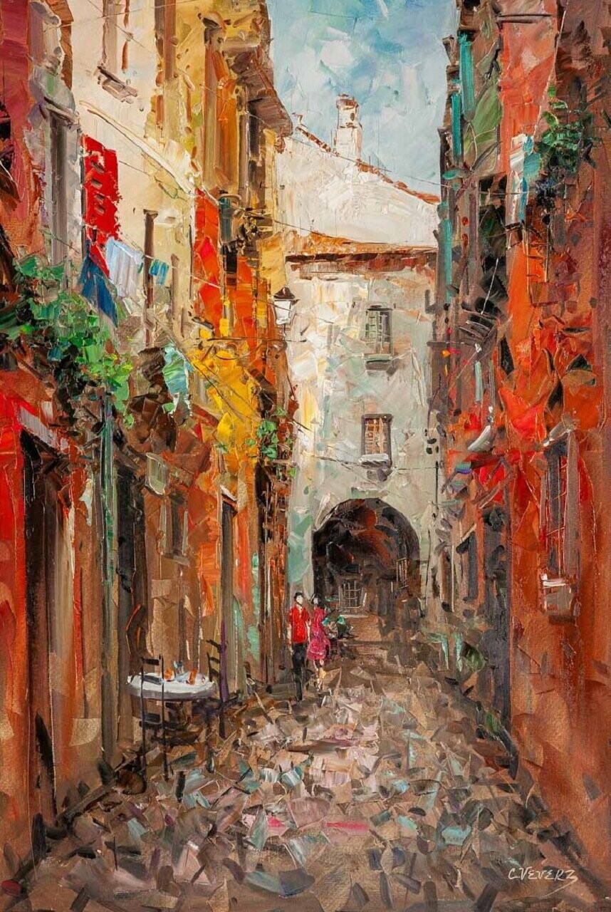 Прогулка за утренним капучино