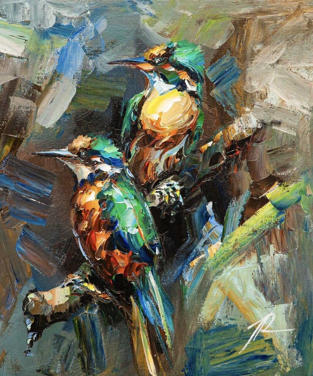 Птички Зимородок