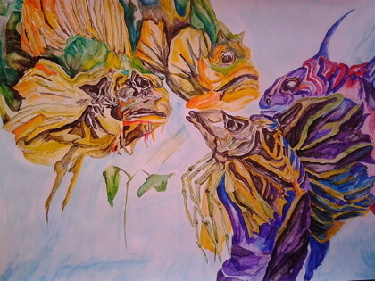 тропические рыбки