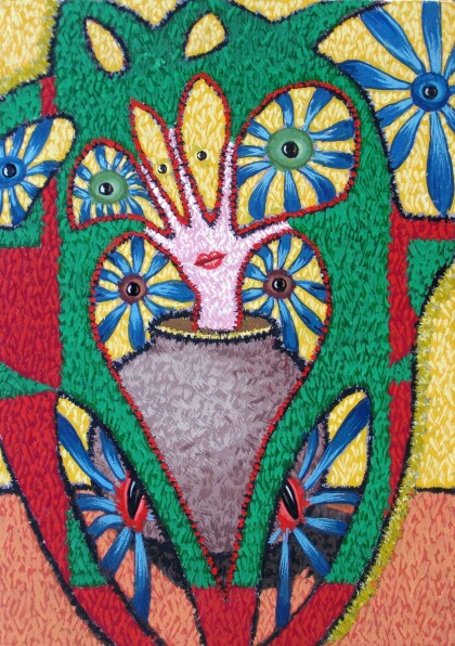 Фокус с рукой.