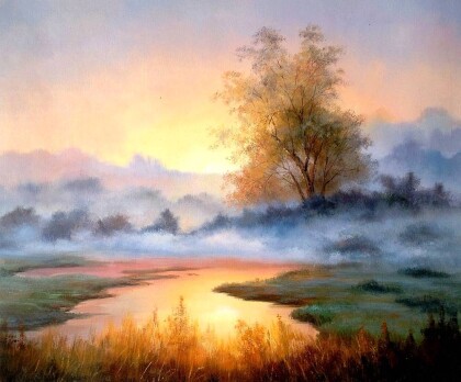 Августовский туман