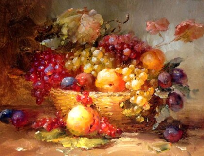 Корзина с фруктами