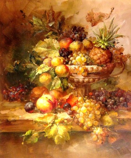 Натюрморт с ананасом