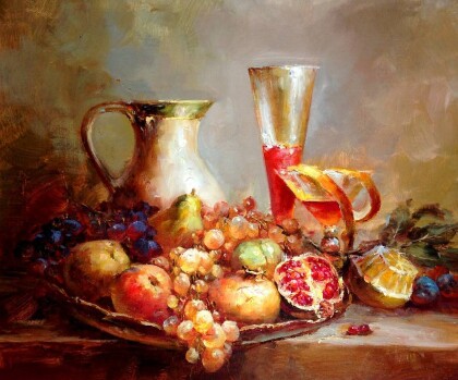 Натюрморт с гранатом