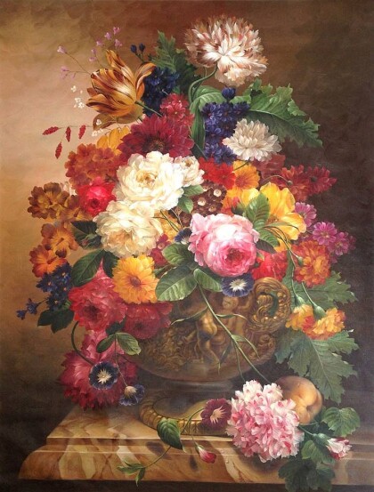 Роскошный букет с розами