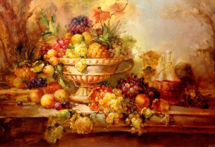 Натюрморт с ананасом