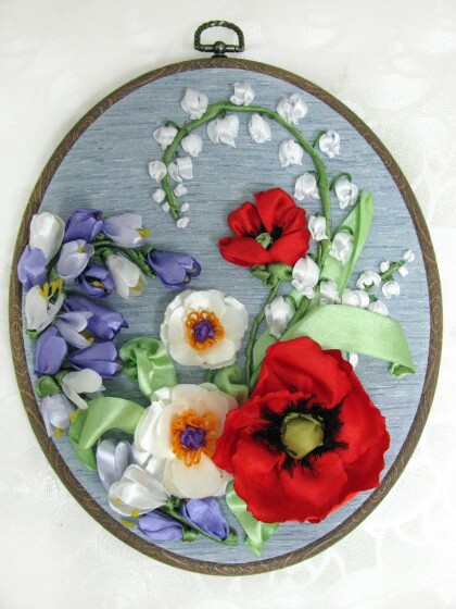 Вышивка лентами "Марго"