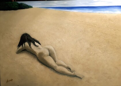 Девушка на пляже