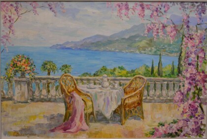 Веранда. Глициния