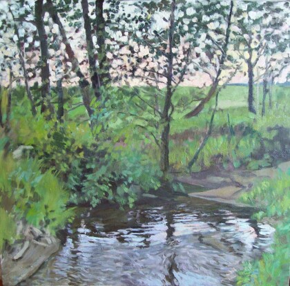 Вечер. Май. Река.