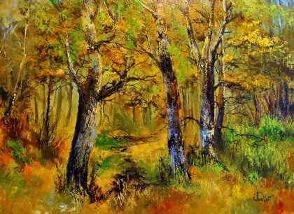 В лиственном лесу