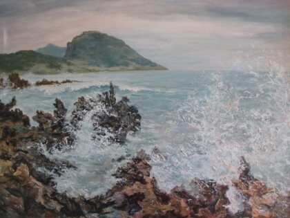 Средиземное море штормит. Наварон.