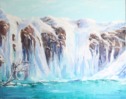 Голубая река