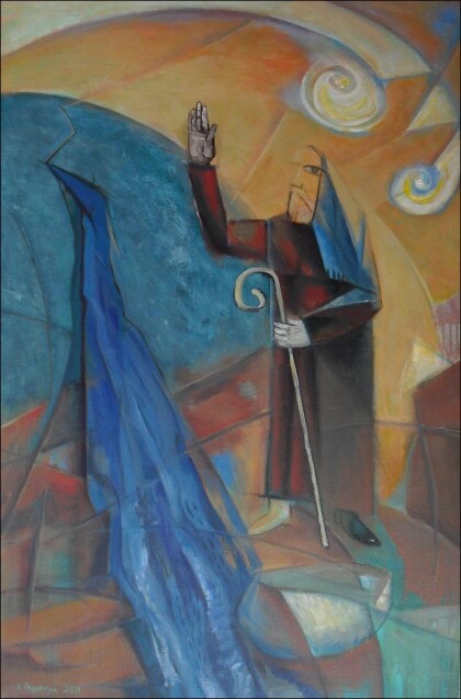 Mozes extracting water