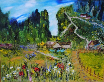 Деревенский пейзаж