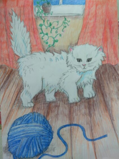 Озорной котенок