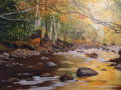 Ручей в лесу